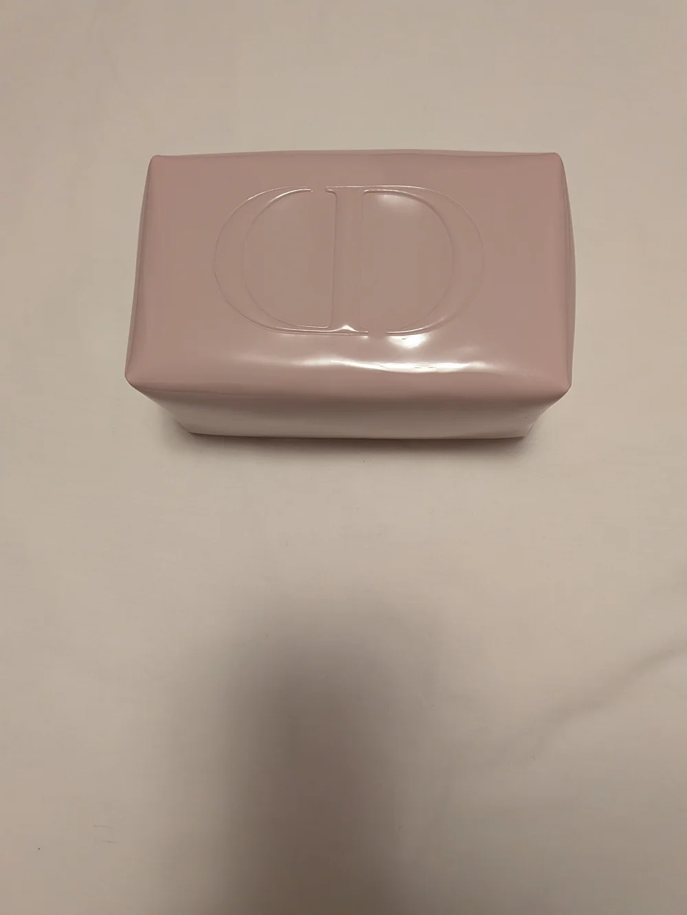 Dior Pink Patent Cosmetic Pouch